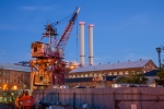 Crane, Blue Sky, Dry Dock 1, 2015