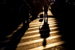 Waiting to Cross, Jackson Heights, Queens, NY. 2019.